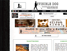 Tablet Screenshot of invisible-dog.com